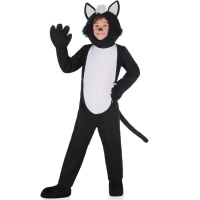 Costume da gatto con guanti per bambini