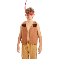 Gilet da indiano o da cowboy per bambino