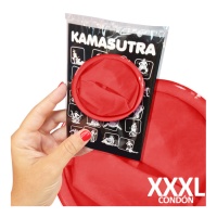 Cartolina Kamasutra con preservativo gigante