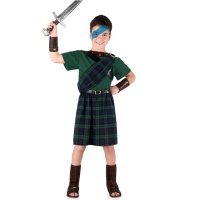 Costume da scozzese Braveheart per bambini