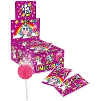 Lecca-lecca con polvere di fragola e banana da 17,3 gr - 40 unità