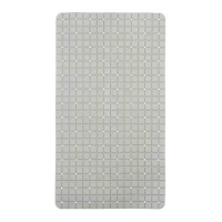 67,7 x 38,5 cm tappetino doccia antiscivolo a scacchi grigio