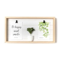 Cornice multifoto Pot con morsetti 40 x 20 cm - DCasa