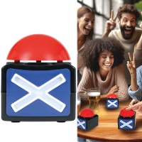 Pulsante X con luce e suono per giochi