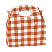 Scatola di cartone per picnic 20 x 16 x 11 cm - 12 pezzi.