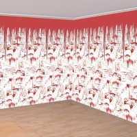 Murale decorativo a sanguigna 1,21 x 6,09 m - 2 unità