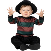 Costume da assassino Freddy per bebè