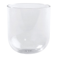 Bicchieri cilindrici in plastica trasparente da 87 ml - Dekora - 100 pz.