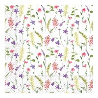 Tovaglioli a fiori colorati 16,5 x 16,5 cm - 20 pezzi.