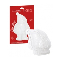 Stampo per cioccolato 3D di Babbo Natale - Scrapcooking