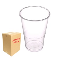 Bicchieri riutilizzabili in plastica trasparente da 400 ml - 960 pz.