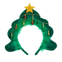 Fascia per capelli a forma di albero di Natale