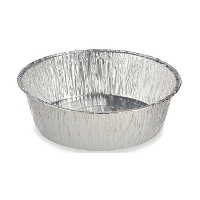 Contenitore usa e getta rotondo da 25 x 25 x 7,5 cm - 2 pezzi