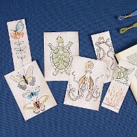 Kit per ricamo - Segnalibri 'Animali di Marie' - DMC