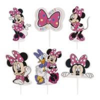 Cake topper di carta di Minnie Mouse - Dekora - 30 unità