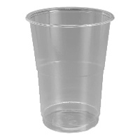 Bicchieri di plastica trasparente da 330 ml - 15 pezzi