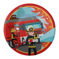 Piastre antincendio per camion dei pompieri 23 cm - 8 unità