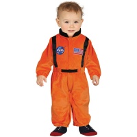 Costume da astronauta arancione per bambino