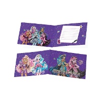 Inviti di Monster High - 6 pezzi