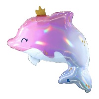 Palloncino con delfino luminoso 81 cm - Grabo