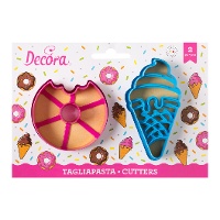 Tagliapasta ciambella e gelato - Decora - 2 pezzi