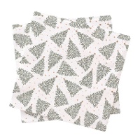 Tovaglioli con albero di Natale 16,5 x 16,5 cm - 20 pezzi