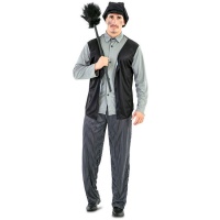 Costume da spazzacamino con cappello per uomo