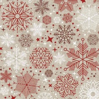 Tessuto di tela riciclato Xmas Snowflakes - Katia