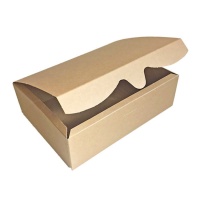 Scatola di 22 x 16,3 x 6,3 cm per biscotti kraft