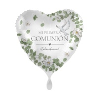 Palloncino Botanical Communion Heart 43 cm