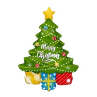 Mappamondo albero di Natale con regali 109 cm - Conver Party