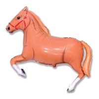 Palloncino cavallo marrone 107 x 75 cm - Conver Party