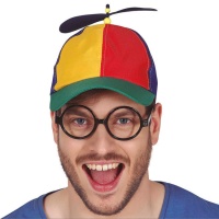Cappello multicolore con elica