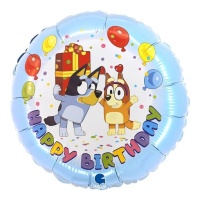 Palloncino Bluey Happy Birthday 35 cm