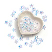 Paillettes fiori iridescenti 3D da 1,2 cm - 5 gr