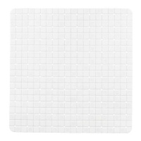 50,3 X 50,3 cm tappetino doccia antiscivolo a scacchi bianchi