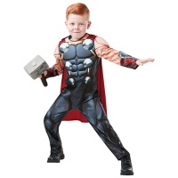 Costume Avengers Thor con martello per bambini