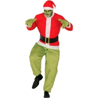 Costume da Grinch Natalizio per Adulti