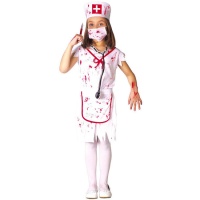 Costume infermiera zombie da bambina
