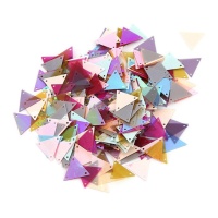 Paillettes triangoli multicolori - 15 gr