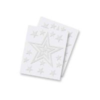 Adesivi 3D Foam Star - 2 fogli