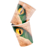 Bicchieri Dino Attack da 266 ml - 8 pezzi