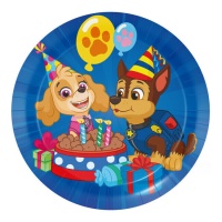 Piatti da festa Paw Patrol 18 cm - 8 pezzi.