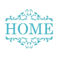 Stencil decorativo Home da 20 x 28,5 cm - Artis decor - 1 unità