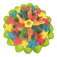 Torta di caramelle multicolore e divertente da 840 gr