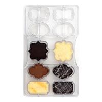 Stampo cornici di cioccolato da 20 x 12 cm - Decora - 10 cavità