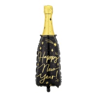 Palloncino bottiglia Happy New Year 88 x 27 cm - PartyDeco