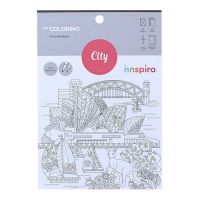 16 x 23 cm Cities colouring book per adulti