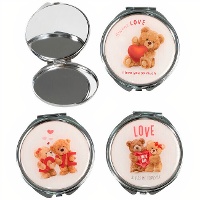 Specchietto da borsa Orsetti innamorati - 1 pezzo