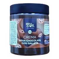 Crema grande al cioccolato con biscotto 300 gr - Azucren